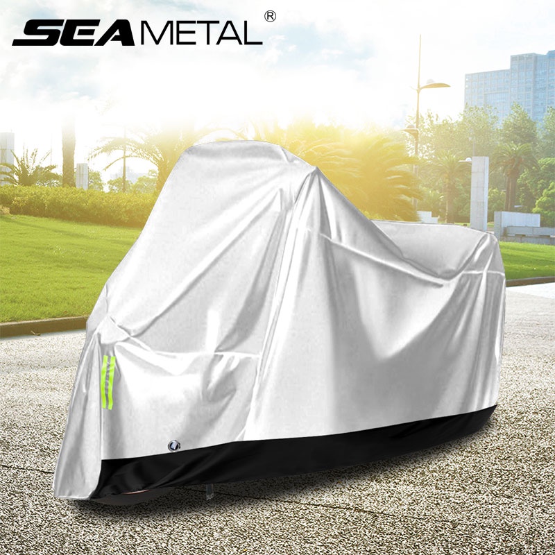 Vỏ bọc xe máy SEAMETAL bằng polyester chống mưa/ nắng/ bụi bẩn tiện dụng
