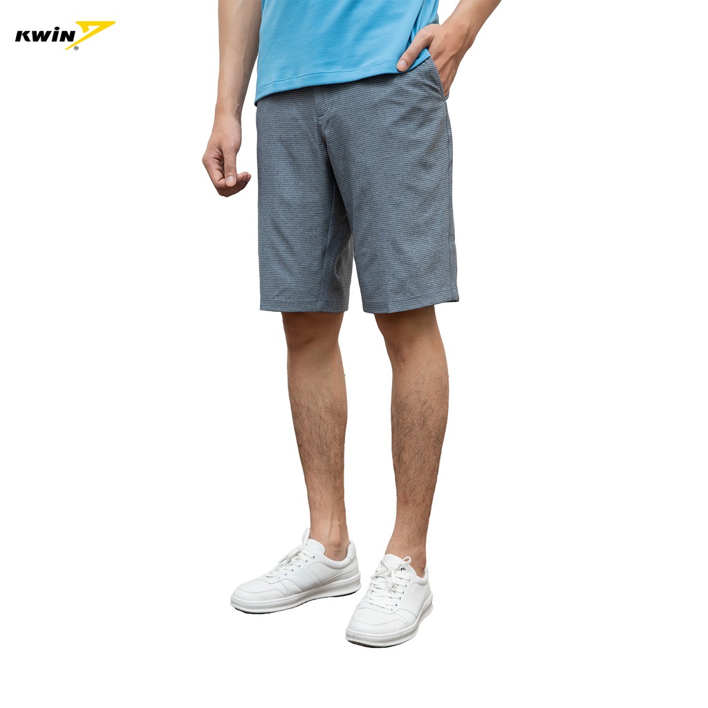 [Mã BMLTM50 giảm đến 50K đơn 99K] Quần short nam Kwin phom dáng regular fit suông nhẹ, chất co giãn chống nhăn KSO006S1