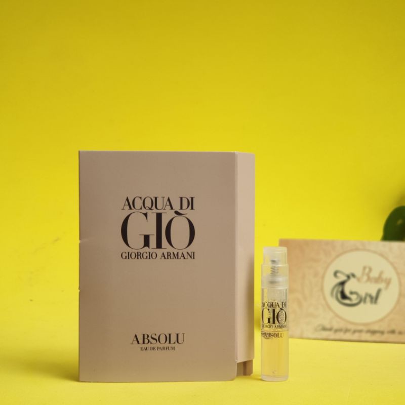 Mẫu Thử Nước Hoa Nam Acqua Di Gio