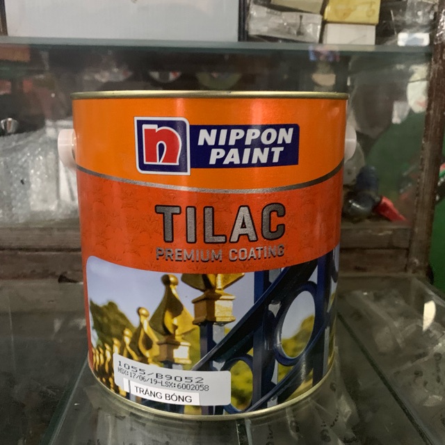 Sơn dầu Tilac trắng bóng 3 lít