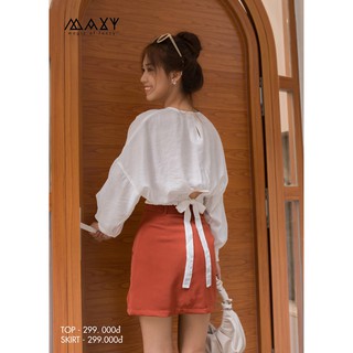 ÁO - BACK BOW TOP - Áo kiểu cột nơ sau eo