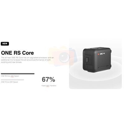 Máy quay hành động Insta360 One RS Twin Edition kèm Module 4K và 360 độ Chính hãng