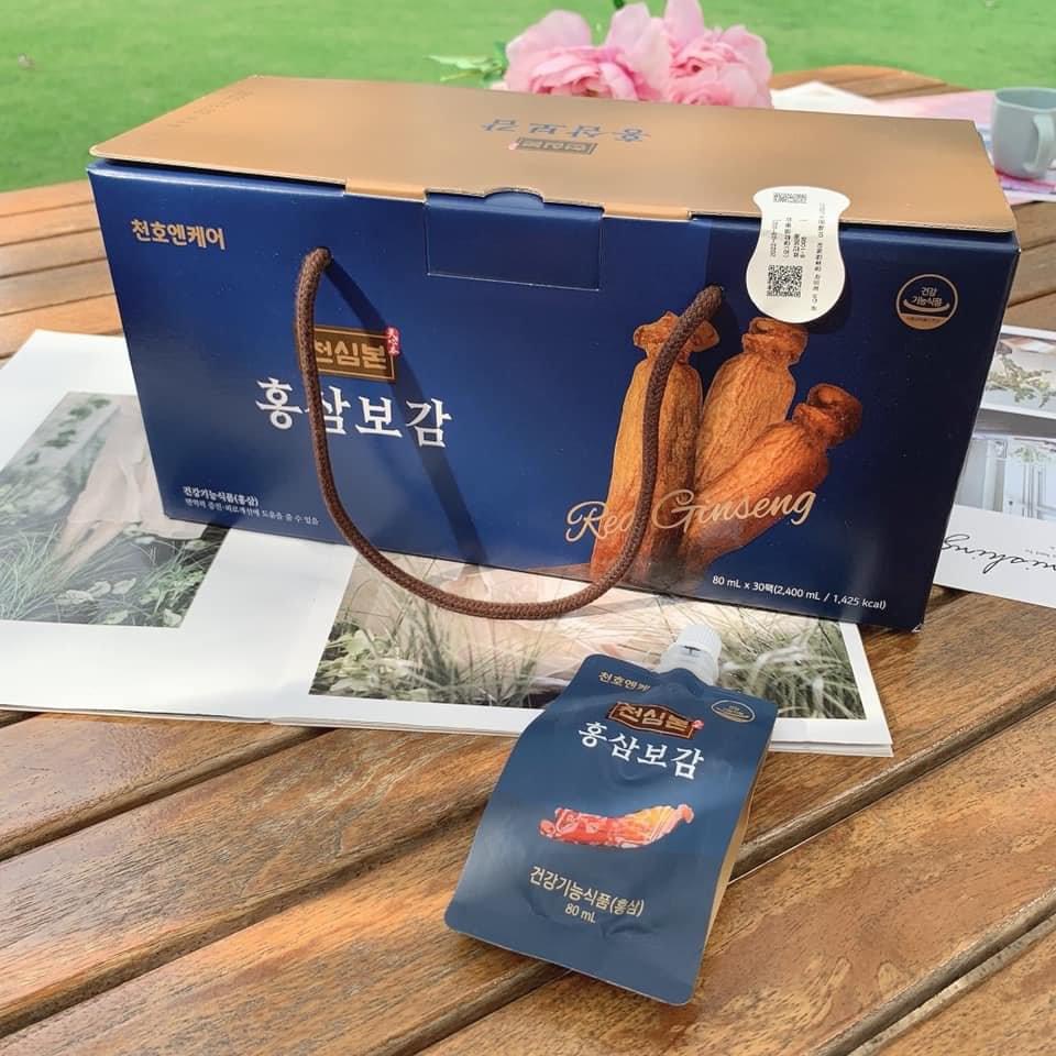 Hồng Sâm Bảo Giám Cao Cấp Hàn Quốc Chunho Ncare -Hộp 30 Gói