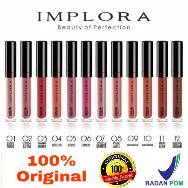 (hàng Mới Về) Son Kem Lì Trang Điểm Màu Sắc Hoàn Hảo Bpom | BigBuy360 - bigbuy360.vn