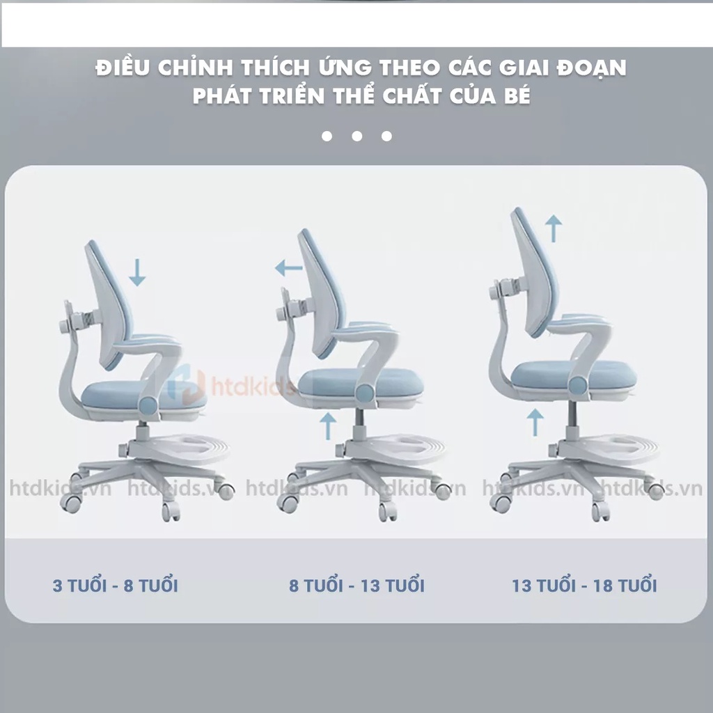 Ghế chống gù chống cận cao cấp  BABUNUO, ghế tựa đôi chống cong vẹo cột sống ,cố định dáng ngồi khoa học cho trẻ  em