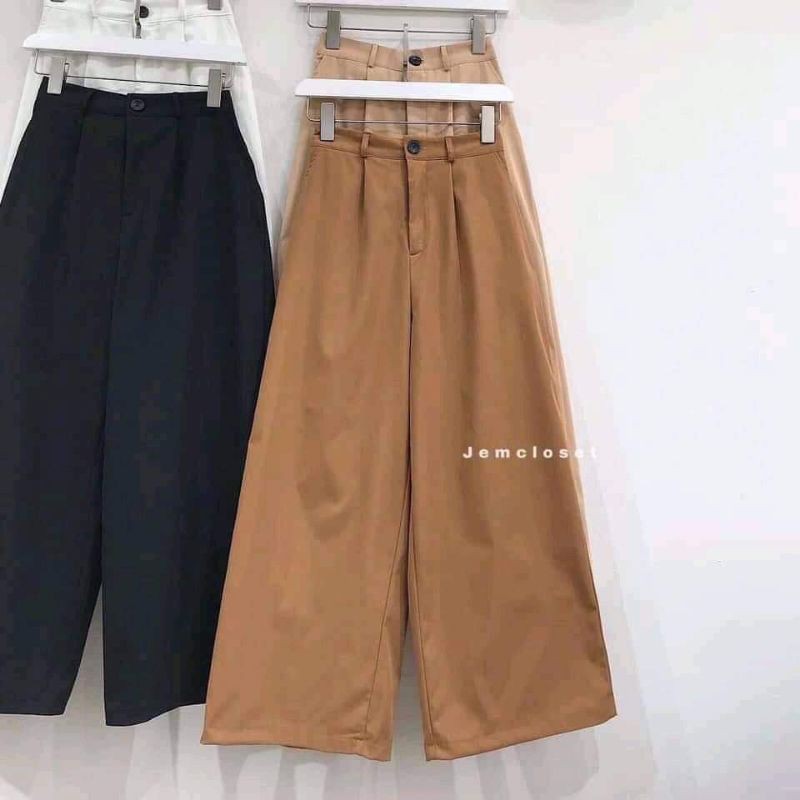 [ Mã FAGREEN55 giảm 10% tối đa 30K đơn 99K] Quần kaki cạp siêu cao hana99 | BigBuy360 - bigbuy360.vn