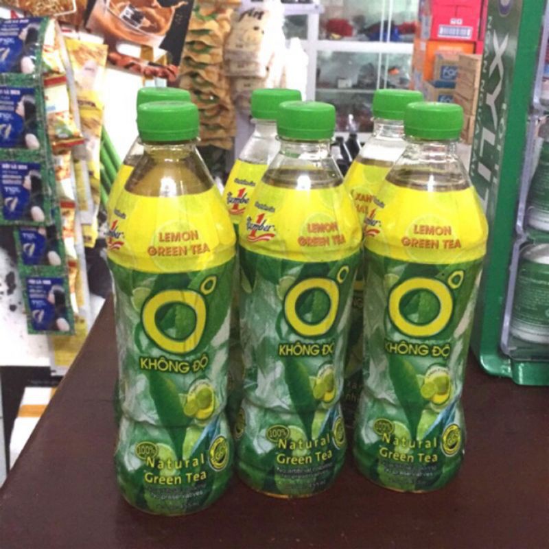 Lốc 6  chai trà xanh 0 độ 500ml