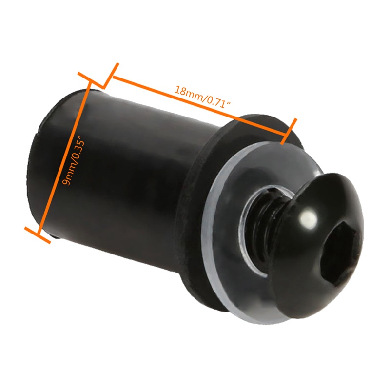 Bộ 10 Ốc Vít M5x16mm Gắn Kính Chắn Gió Xe Máy Thông Dụng