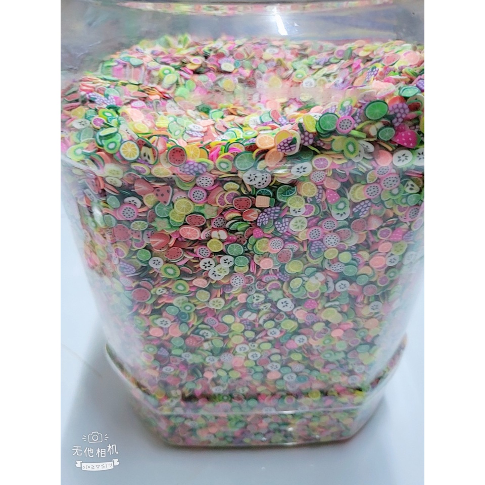 Trái cây cắt lát mỏng- Nail lát trái cây trang trí dán móng, chơi slime- Túi 20g lát trái cây