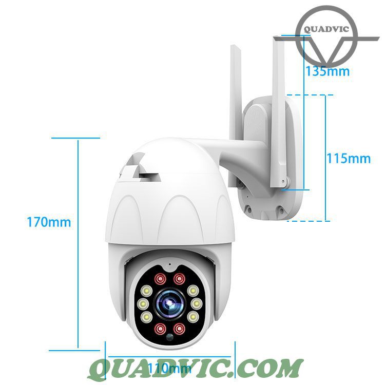 CAMERA IP NGOÀI TRỜI YOOSEE D-11S LED-FULL HD 1080p hỗ trợ thẻ lên đến micro SD 128GB N00229 QUADVIC.COM