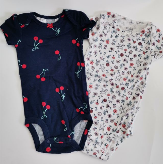 CHỌN MẪU Set 2 body cộc tay xuất dư size từ sơ sinh đến 24 tháng