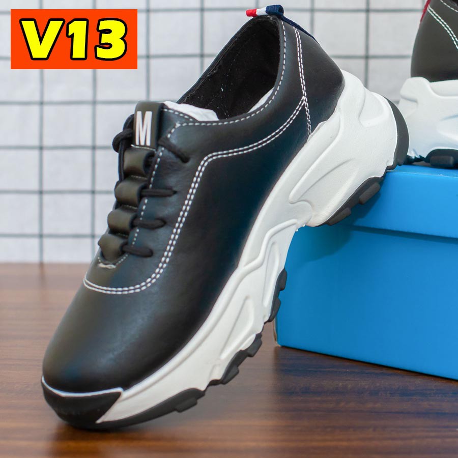 [ ẢNH THẬT ] GIÀY THỂ THAO NỮ ĐỘN ĐẾ 5CM SIÊU SANG, MÃ V13