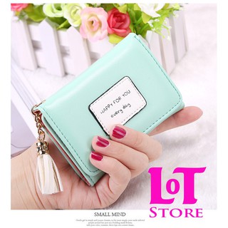 Ví cầm tay happy for you housegirl style xịn vd26 -shophn