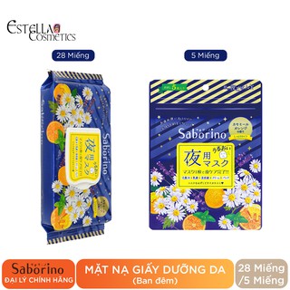 Mặt Nạ Buổi Tối Saborino Good Night Sheet Mask (Gói 5 Miếng, 28 Miếng)
