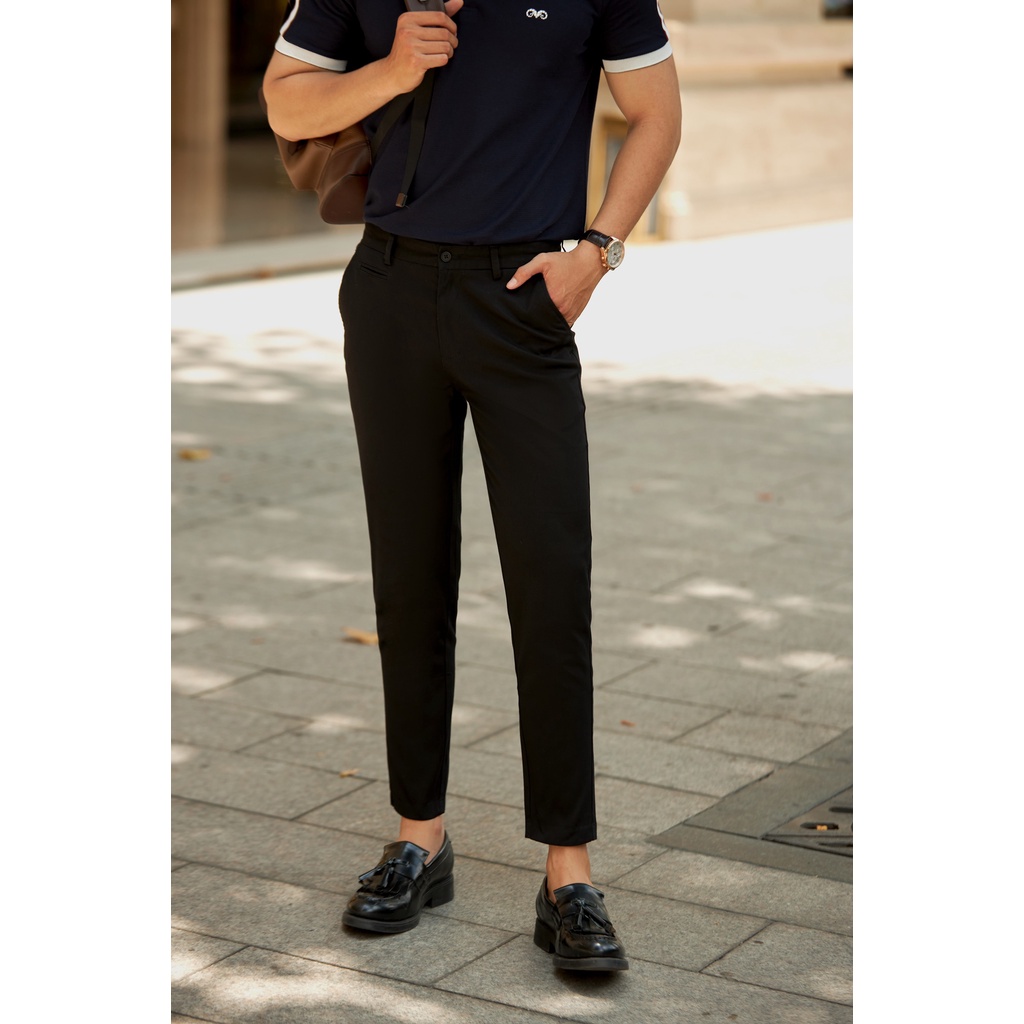 Quần Khaki Americus Gosani Phom Slimfit Đen Và Be