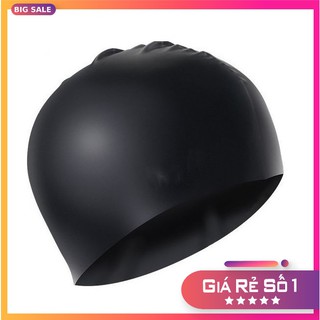 Nón bơi, mũ bơi TRƠN thời trang, chất liệu SILICONE mềm mại an toàn cao cấp