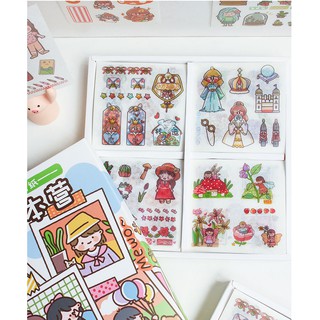 HỘP 100 TẤM DÁN STICKER