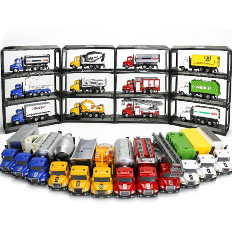 Xe tải đồ chơi tỉ lệ 1 : 64