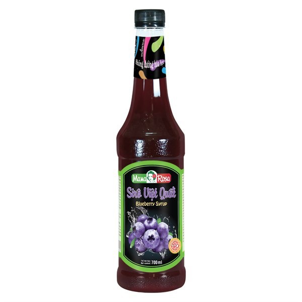 Syrup Việt Quất Tím Mama Rosa (Blueberry Syrup - Mama Rosa) 700 ml - SMR030