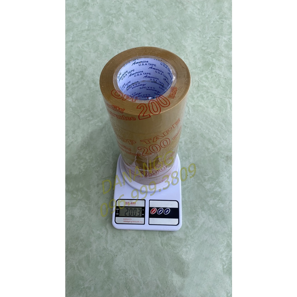 băng keo 200 yard 2kg lõi nhỏ 5 li