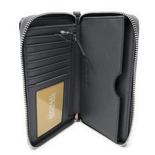 SĂN SALE BÓP CẦM TAY MICHAEL KORS FULTON XÁM SIZE 19CM