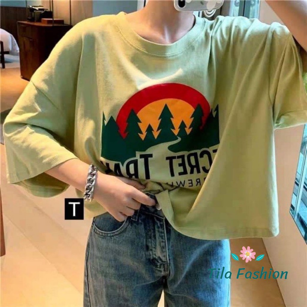 Áo Croptop Phom Rộng Cây Thông | BigBuy360 - bigbuy360.vn