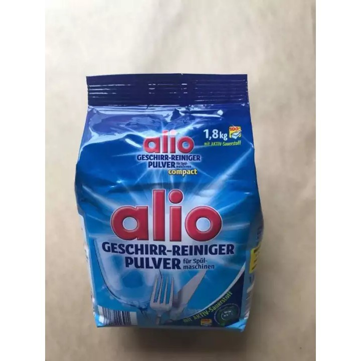 Bột rửa bát Alio 1.8kg (Mùi nhẹ dịu)