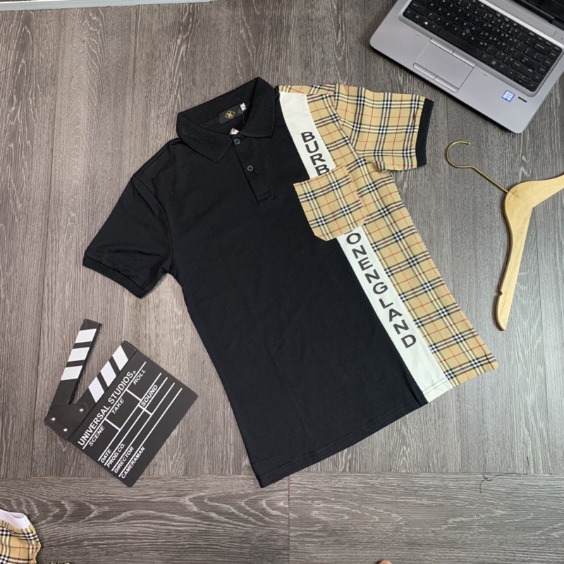 áo thun cổ trụ thêu logo(chất thun cotton 100% vải cực mát) | BigBuy360 - bigbuy360.vn