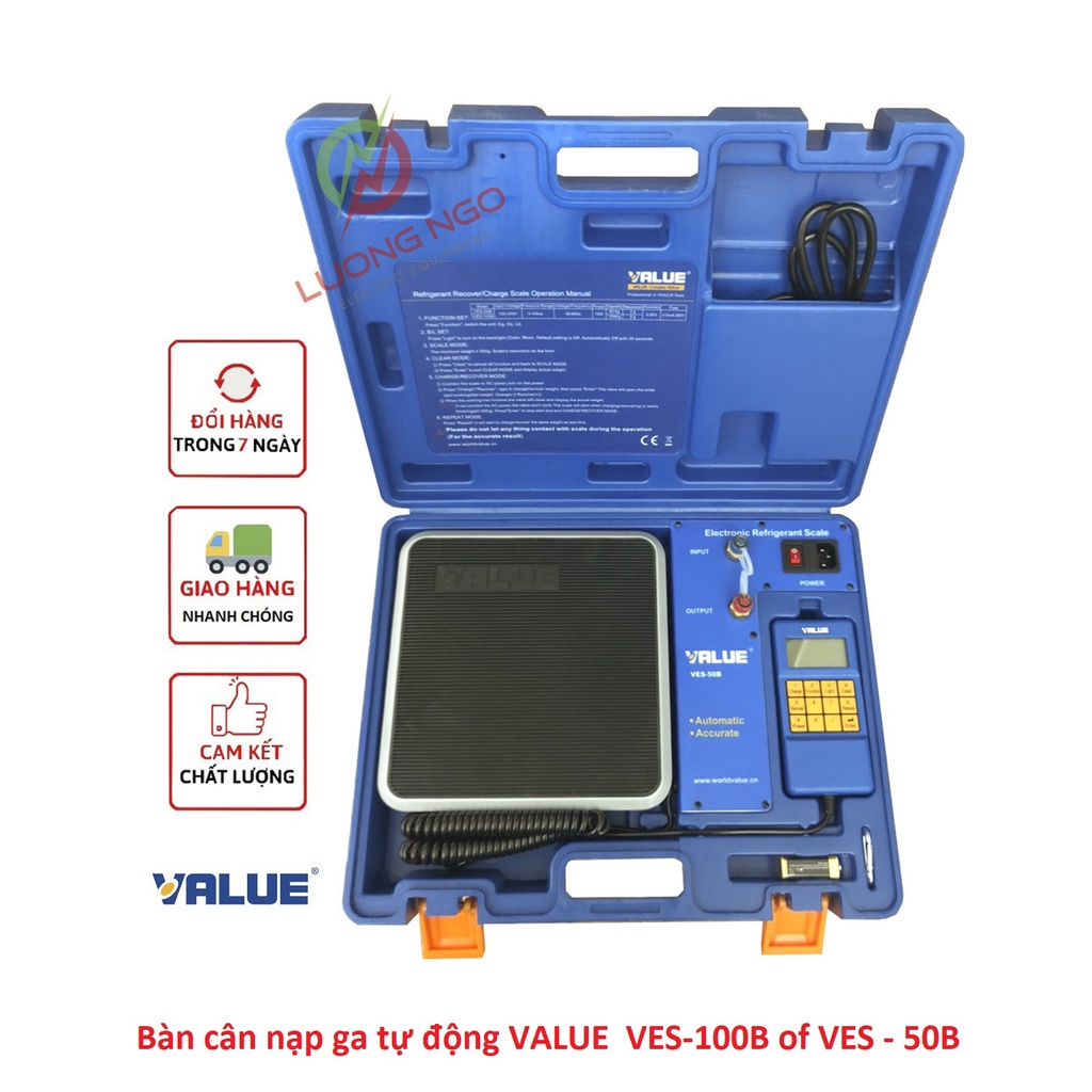 Bàn cân nạp ga tự động VALUE VES-100B of VES - 50B