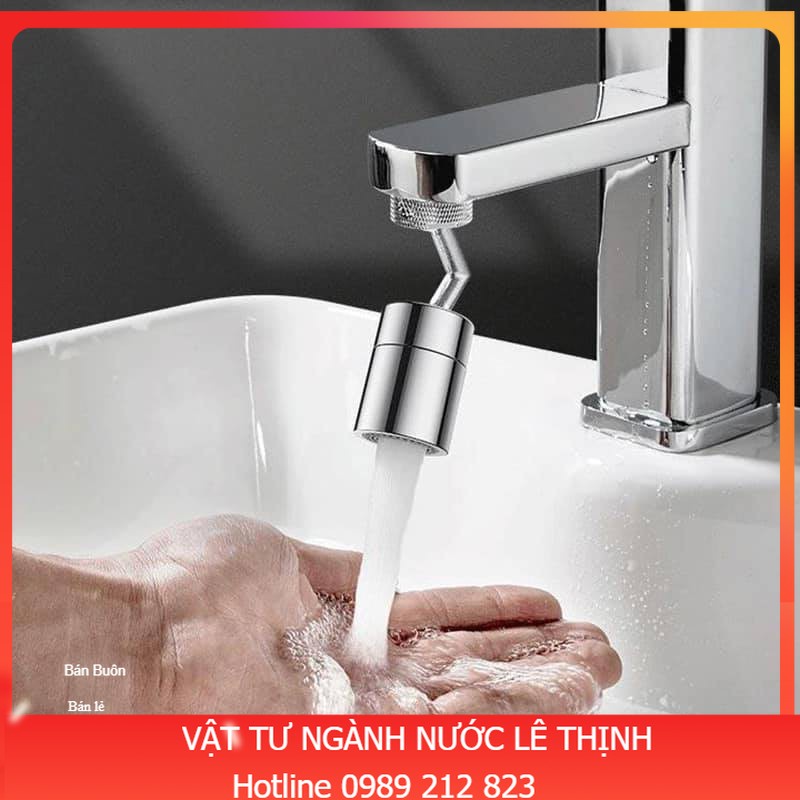 Đầu nối nối vòi nước thông minh xoay 720 độ tăng áp lực nước phù hợp với nhiều loại vòi giá sỉ