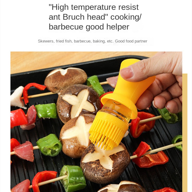 Bình Đựng Dầu Ăn Đa Năng Có Chổi Quét Tiện Dụng Cho Nhà Bếp