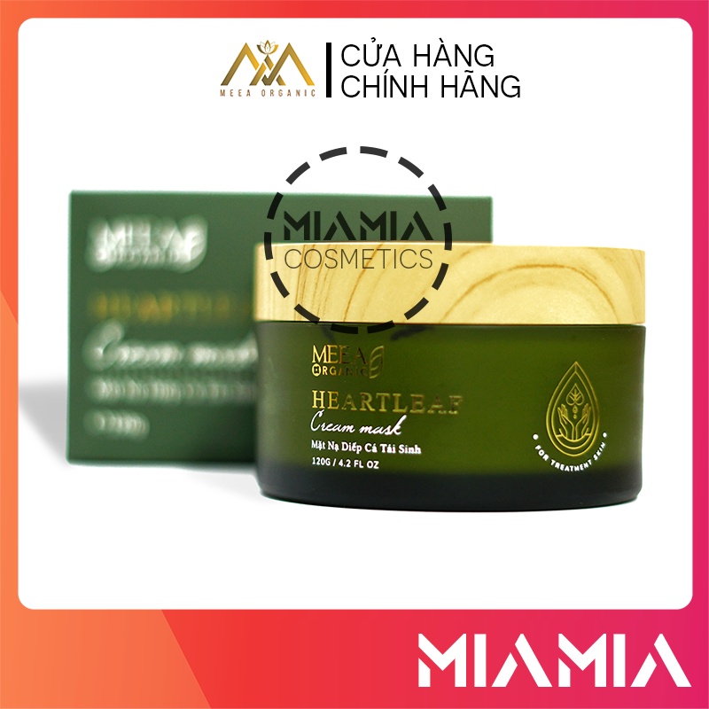 Mặt Nạ Diếp Cá Tái Sinh Meea Organic - Mask Rau Nhiếp Cá chính hãng