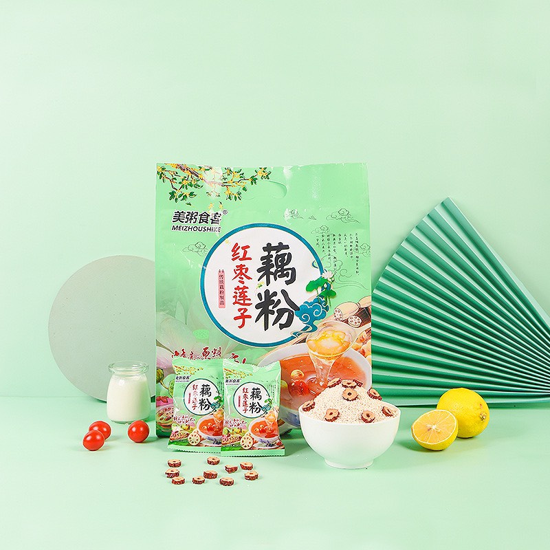 LẺ 5 GÓI BỘT CỦ SEN TÁO ĐỎ MIX HẠT DINH DƯỠNG - GÓI 35G DÙNG THỬ