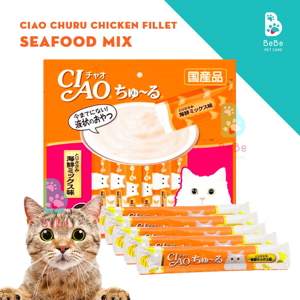[Túi 20 Tuýp] Súp Thưởng Cho Mèo CIAO CHURU