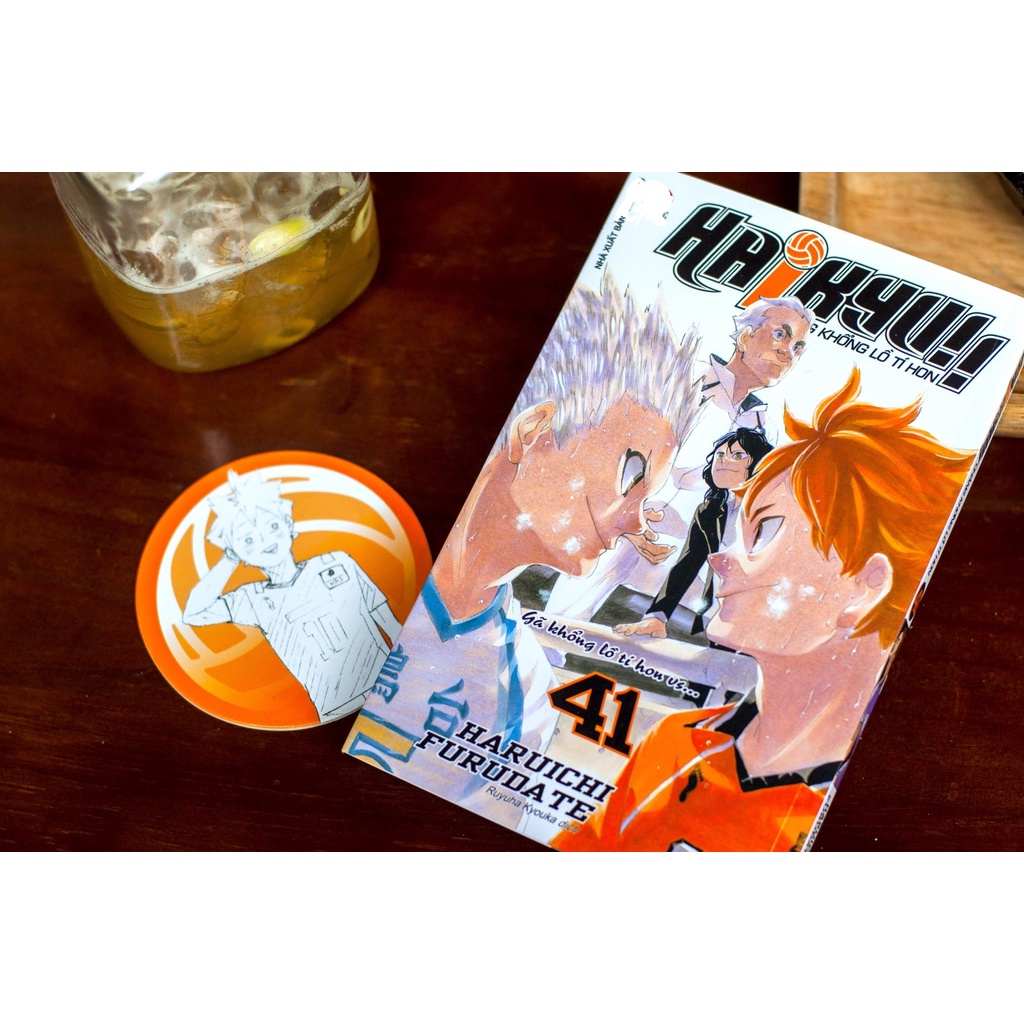 Đồ sưu tập - Haikyu 41 42 43 44 (Kèm lót ly)