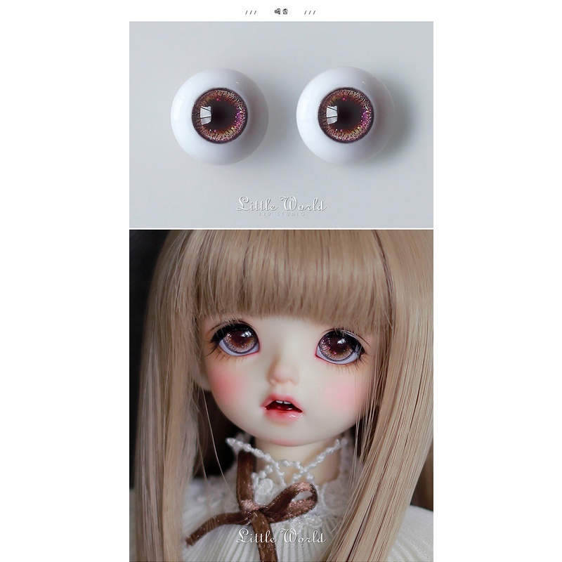 Phụ kiện mắt búp bê BJD 10mm12mm14mm16mm18mm tỉ lệ 1/3 1/4 1/6 1/8 1/12