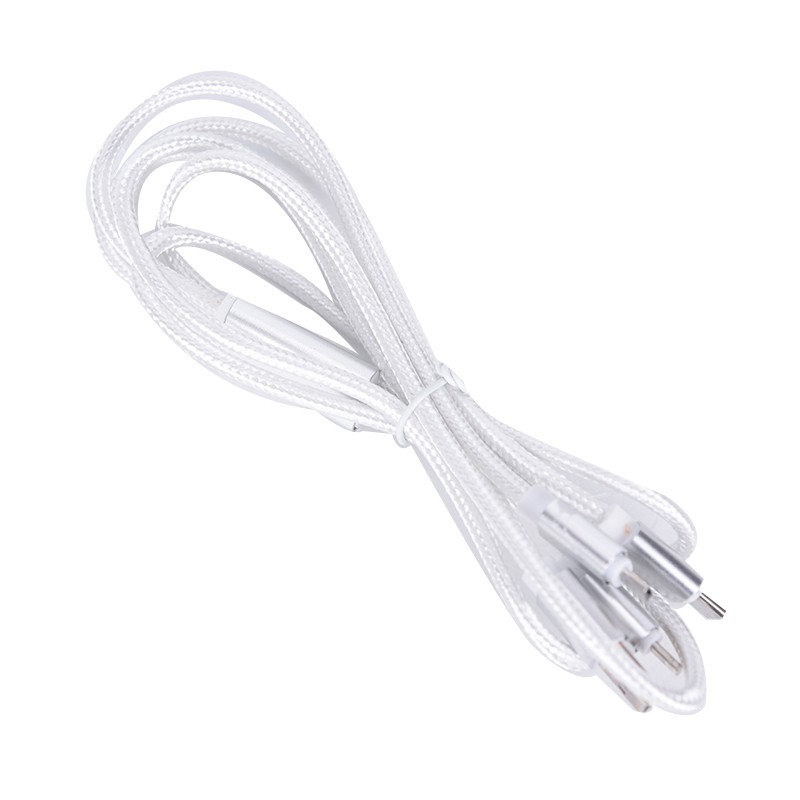 Dây Cáp Sạc Đồng Bộ Dữ Liệu Micro USB Loại C Đa Năng 3 Trong 1 Cho iPhone