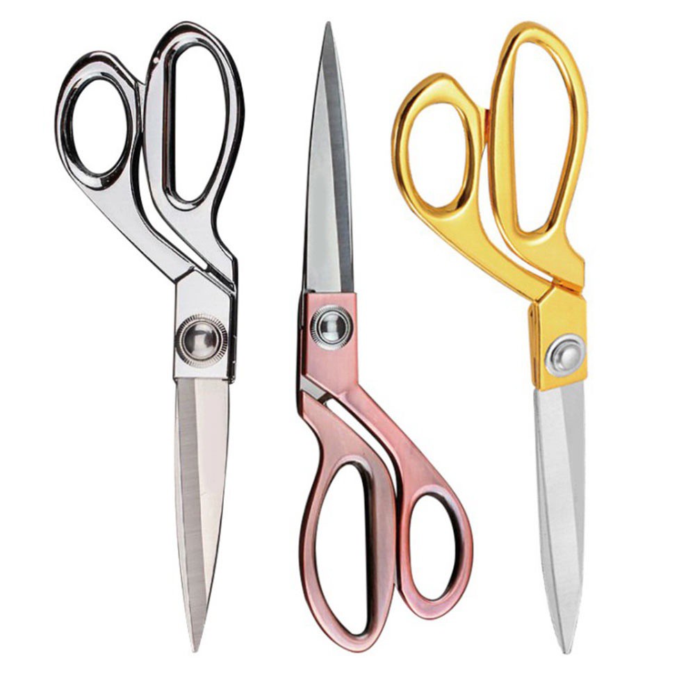 Kéo cắt vải chất liệu inox chất lượng cao tiện dụng cho thợ may/làm đồ thủ công DIY