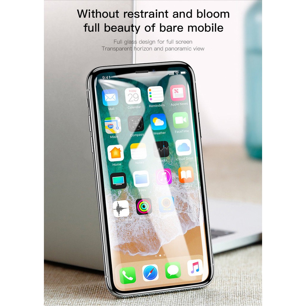 Kính cường lực tràn màn hình iPhone chính hãng Baseus, đã có iphone 11 mới nhất