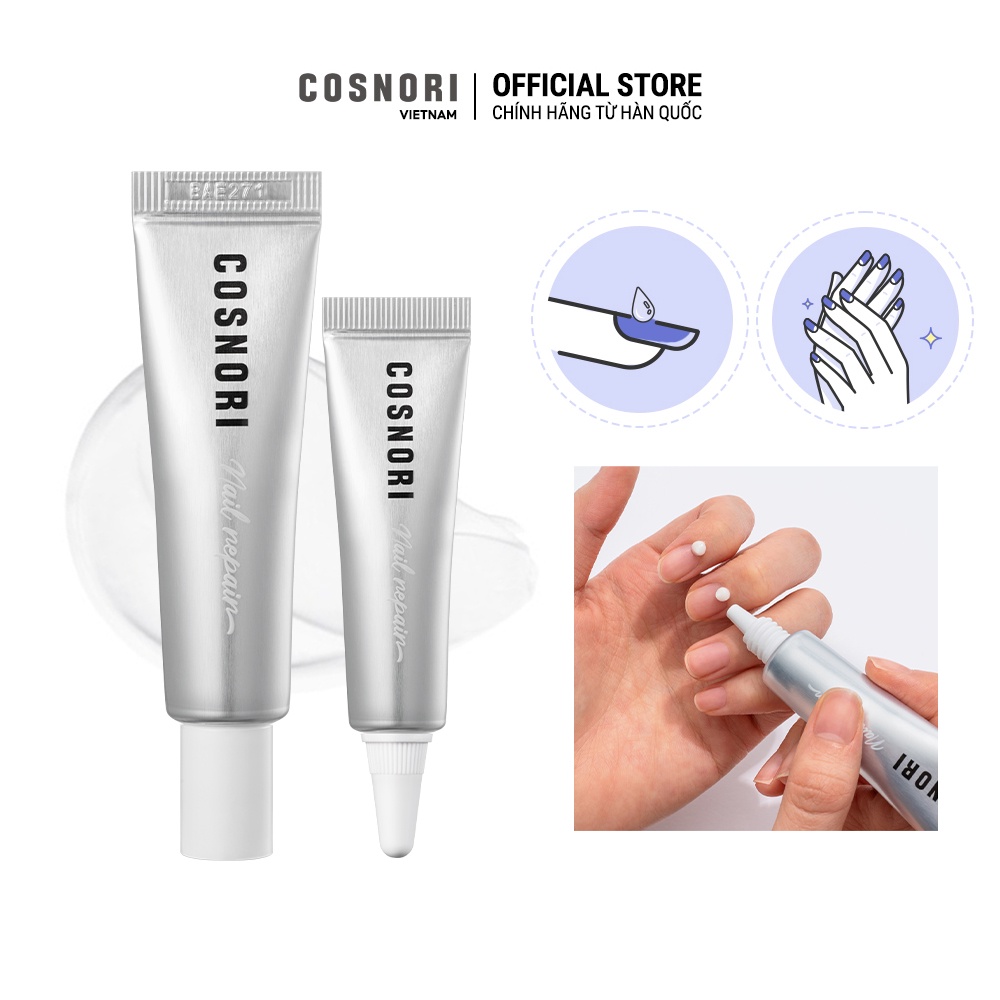Kem phục hồi nuôi dưỡng móng tay Cosnori Silk Repair 15g