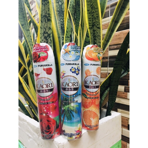 Nước hoa xịt phòng KAORI 280ml hương thơm tự nhiên dài lâu
