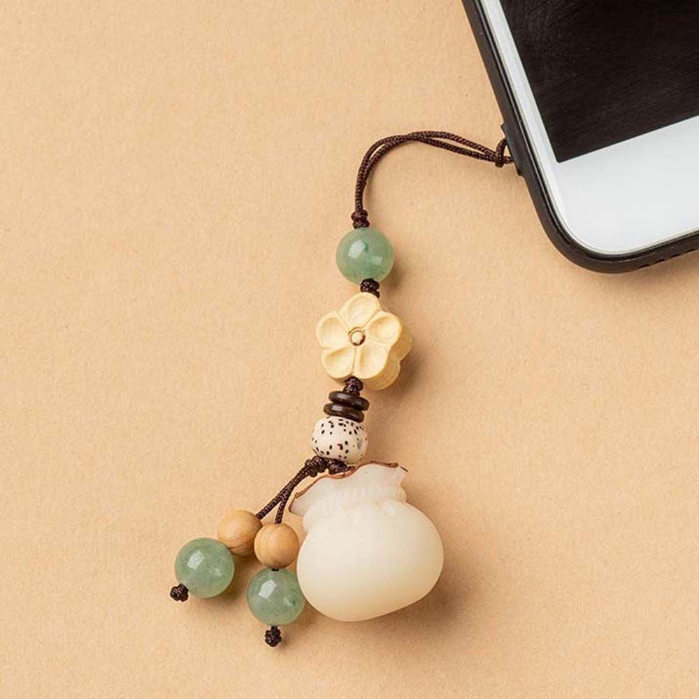 Dây đeo gắn điện thoại di động chống thất lạc chất liệu bohdi cầu may mắn thịnh vượng thích hợp để làm quà tặng cho nữ