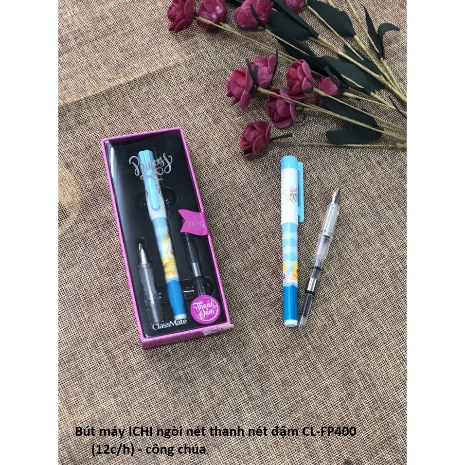 Bút máy luyện chữ đẹp Nhật ICHI – Classmate - ngộ nghĩng/ siêu nhân/công chúa - ngòi mài/ nét thanh đậm -Diệp Lạc