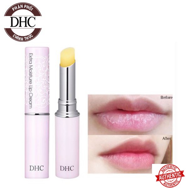 [Khuyến mãi Mỹ phẩm chính hãng] Son Dưỡng Môi Dưỡng Ẩm Ngừa Thâm Môi Hiệu Quả DHC Extra Moisture Lip Cream 1.5g