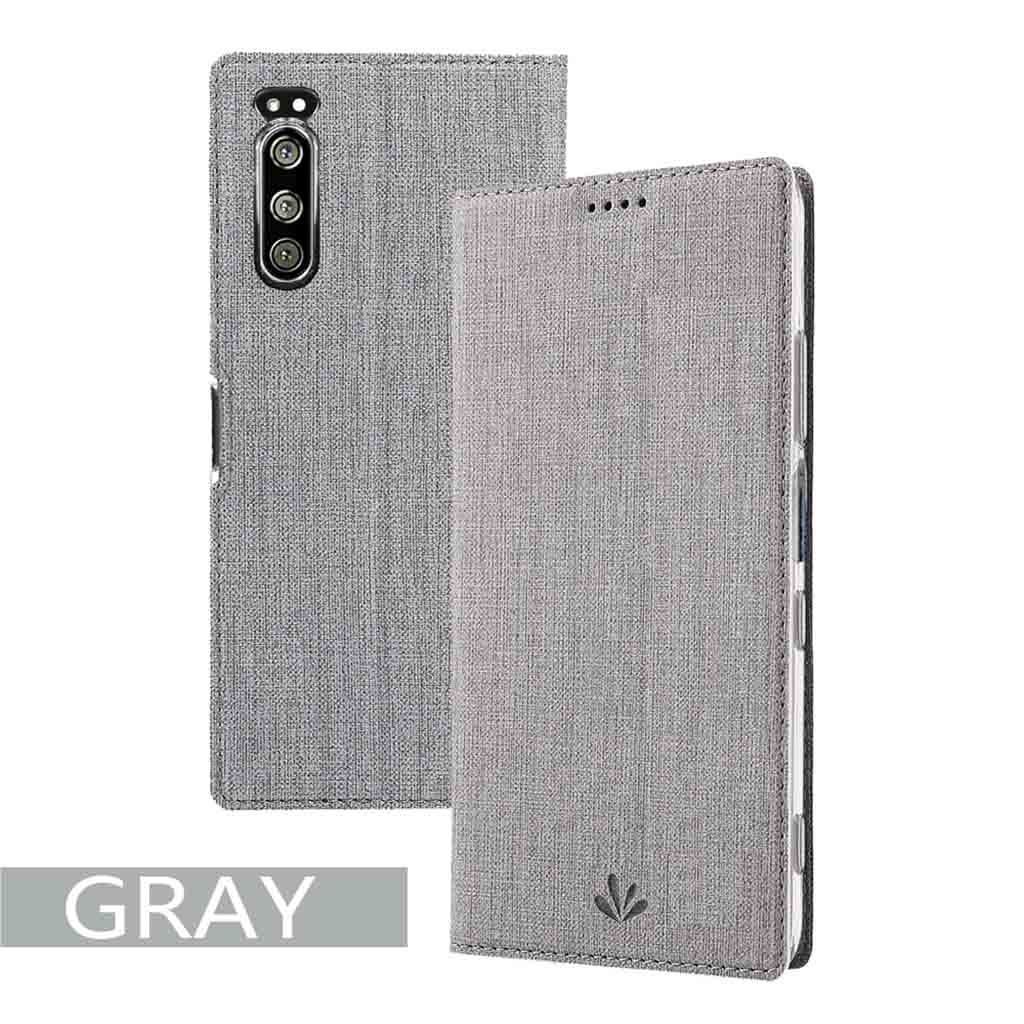 Ốp điện thoại da PU cho SONY Xperia 5