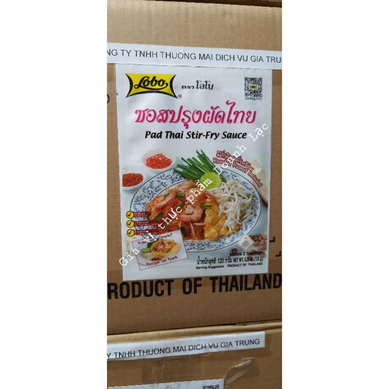 Gói gia vị Pad Thái Lobo 120gr . Pad Thai Stir-Fry Sauce 💯 chính hãng
