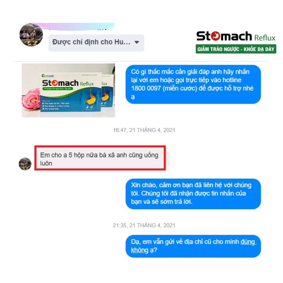 Stomach Reflux - Hỗ trợ giảm TRÀO NGƯỢC DẠ DÀY