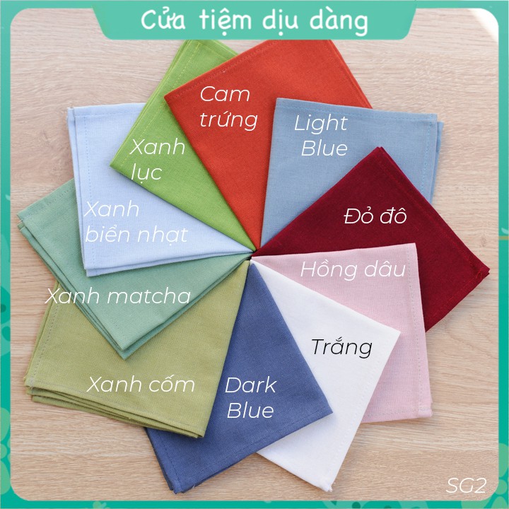 Khăn tay linen 25x25cm