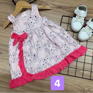 Đầm cotton bé gái size 8-22kg