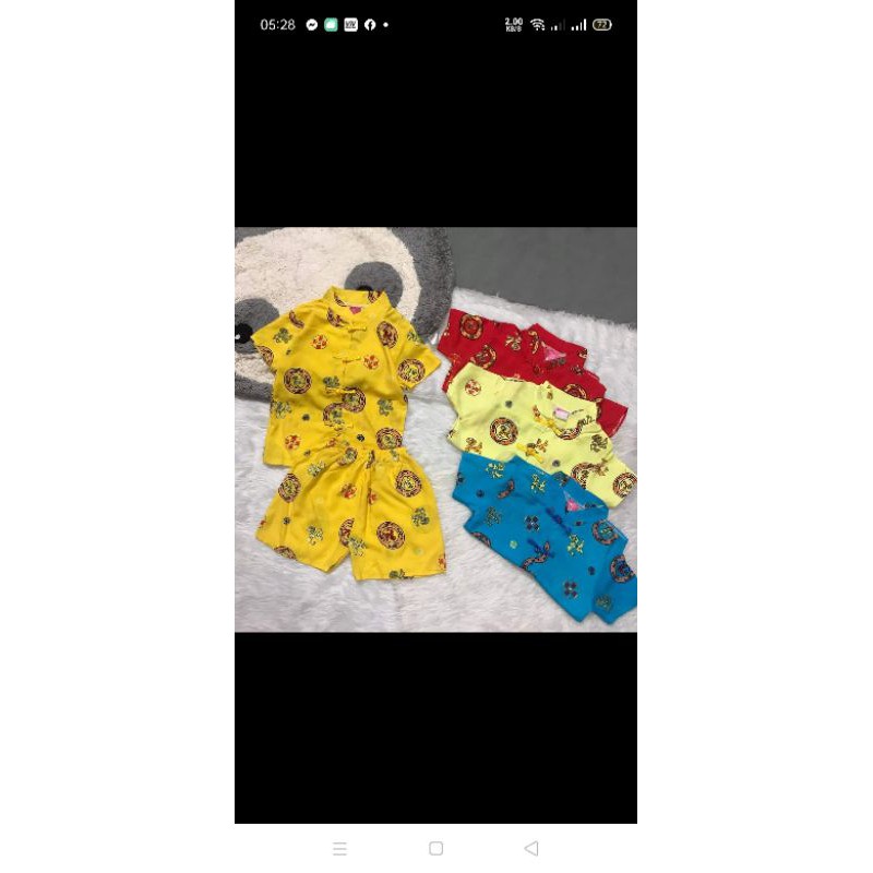 Bộ pizama lanh cổ tàu nhí cho bé trai | BigBuy360 - bigbuy360.vn